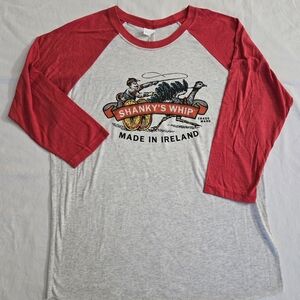 Shanky's Whip Irish Whiskey Baseball Tee